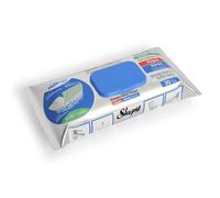 Sleepy Super Degreaser Grease Remover Cleaning Wipes 30 Count Packs - Foaming Formula with White Vinegar, Baking Soda & Citric Acid - Heavy Duty (1 x 30 pcs, Limescale Remover)