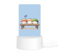 Sleepy Sushi Acrylic Night Light Personalised Nightlight Bedside Lamp for Friends Ladies