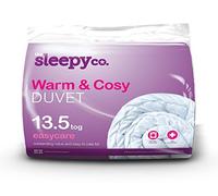 Sleepy The Co 13.5 Tog Hollowfibre Filled Polypropylene Duvet Quilt Non-Allergy (Double Bed Size (200cm x 200cm))