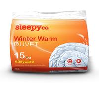 Sleepy The Co 15 Tog Hollowfibre Filled Polypropylene Duvet Quilt Non-Allergy (Double Bed Size (200cm x 200cm))