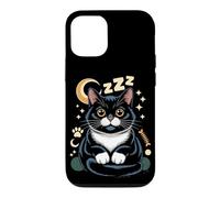 Sleepy Tuxedo Cat Nap Time Case for iPhone 12/12 Pro
