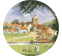 Sleepy Village - Heritage Crafts John Clayton Cross Stitch Kit - Aida