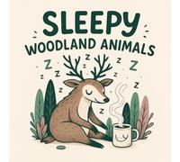 Sleepy Woodland Animals: Relaxing Adult Coloring Book for Mindful Escapes and Creative Relaxation (Sleepy Coloring)