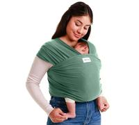 Sleepy Wrap Baby Carrier 3-16 kg, Stretchy Wrap Infant Sling, Sage Green