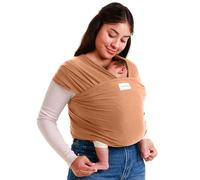 Sleepy Wrap Baby Carrier Newborn to Toddler (7-35 lbs/3-15 kg) - Hands-Free & Hip-Healthy Baby Wrap Carrier, Machine-Washable & Breathable (Cinnamon)