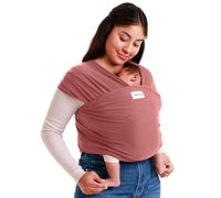 Sleepy Wrap Baby Carrier Newborn to Toddler - Ergonomic, Hands-Free Baby Wrap Carrier Made from Stretchy Fabric - Lightweight for Infants from 7-35 lbs / 3-15 kg (Pink)