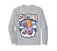 Sleepybara Cute Capybara Long Sleeve T-Shirt