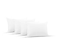 SleepyNights 4 Pack Standard Bed Pillows - Soft-Medium, Lightweight & Budget-Friendly Pillows for Sleeping - Fluffy Polyester Fill