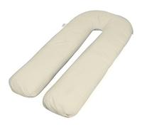 SleepyNights BIG U PILLOW COVER MATERNITY SUPPORT PILLOWCASE/U SHAPE PILLOW COVER/ULTIMATE SUPPORT U PILLOW COVER - CASE ONLY - CREAM