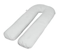 SleepyNights BIG U PILLOW COVER MATERNITY SUPPORT PILLOWCASE/U SHAPE PILLOW COVER/ULTIMATE SUPPORT U PILLOW COVER CASE ONLY - WHITE