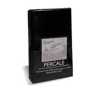 SleepyNights Black Fitted Bed Sheet Egyptian Cotton Hotel Quality Super King Size Bed