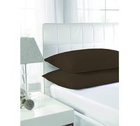 SleepyNights EGYPTIAN COTTON HOTEL QUALITY CHOCOLATE - PAIR OF PILLOWCASES GREAT VALUE
