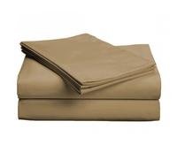 SleepyNights EGYPTIAN COTTON HOTEL QUALITY COFFEE FLAT SHEET - SINGLE BED SIZE