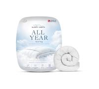 SleepyNights Single 10.5 Tog Duvet 2 Pillows Set All Year Round Breathable Anti-Allergy Quilt Comfort Deep Sleep Mode Made in Britain - Down Like Soft Touch Cover
