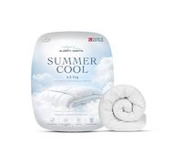 SleepyNights Summer Cool Duvet Super King Size 4.5 Tog Breathable Lightweight Anti-Allergy Quilt Made in Britain - Down-Like Soft Touch Cover