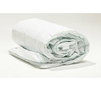 SleepyNights Waterproof Wipe Clean Fire Retardant Duvet Hollowfibre Filled 4.5 Tog - Single Green Tint