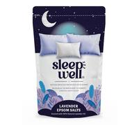 Sleepzzz Well Lavender Epsom Salts | Promote a Restful Nights Sleep - Scented with 100% Natural Lavender Oil | Relax Body & Mind - Softens Skin and Soothes Muscle Aches (450g)