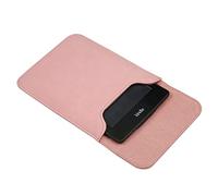 Sleeve Bag Suede Leather for 7" Kindle Paperwhite 12th Generation 2024 Released, Portable Water Repellent Protective Case (Pink)