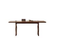 SLEEVE Dining Table Retro Wooden Dining Table Small Household Rectangular Dining Room Table(160x80x75cm)
