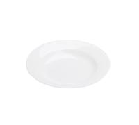 SLEEVE Dinner Plates 8-inch White Ceramic Appetizer Simple Round Deep Dish Home Kitchen Dessert Baking Tableware Serving Plate(9 in)