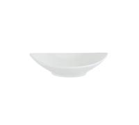 SLEEVE Dinner Plates White Special-Shaped Soup Bowl Breakfast Home Irregular Creative Fruit Salad Appetizer Ceramic Japanese Deep Plate Serving Plate(10 in)