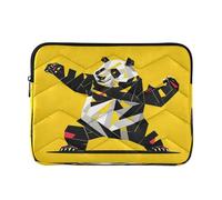 Sleeve for Laptop 13-14 Inch Portable, Shapes Kung Fu Panda Art, Tablet Briefcase Carrying Bag for Journey Work