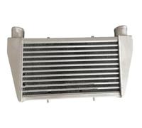 Sleeve Intercooler Universal Aluminum Turbo Intercooler 2.5" Pipe Tube Fin Design