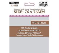 Sleeve Kings Card Sleeves - 110 Pieces, EVA Material, Hogwarts Battle Square Compatible