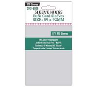 Sleeve Kings Euro Card Sleeves (59 x 92 mm) - 110 Pack, 60 Microns