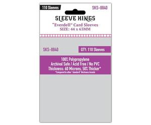 Sleeve Kings ftEverdell Mini Compatible Sleeves (44 X 63 MM) -110 Pack, 60 Microns (SKS-8840)