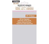 Sleeve Kings Standard Card Sleeves, 110-Count Clear Trading Card Protectors, 60 Micron Thickness, Acid-Free Penny Sleeves, 2.5 x 3.5 in for TCG, Sports Cards & Board Games