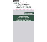 Sleeve Kings - Wotr Card Sleeves 70mm X 110mm - Pack of 110 | 100% Clear Polypropylene, Acid-Free & PVC-Free, Compatible with Cascadia, Harmonies & Sleeping Gods Cards