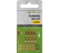 Sleeve Korum Running Rig (x4) Marron TU