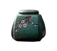 SLEEVE Loose Tea Tins, Sealed Tea Containers, Household Ceramic Chinese Tea Box Tea Storage Jar Tea Ceremony Kung Fu Tea Set Loose Leaf Tea Sealed Glass Containers