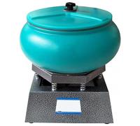 Sleeve Polishing Machine, 17 Inch Jewelry Jade Vibration Grinding Machine Metal Deburring Machine, for Jewelry, Jade, Vibration Barrel, Effective Polishing,220V