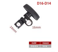 Sleeve Swivel Clamp Chuck in Aluminum Alloy Efficient Dial Indicator Gauge Holder for Magnetic Applications (D16-D14)