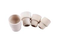 Sleeve Type Lab Rubber Stopper Glassware Labware Lab Gray/white Rubber Stopper Reverse Thread Cap 14# 19# 24# Rubber Plug(White No.24 100pcs)