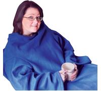 Aidapt Blue Fleece Blanket With Arms