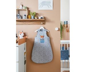 Sleeveless Baby Sleep Bag, Fox grey
