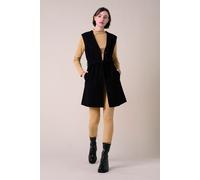 Sleeveless Belted Coat Enorsia Black 16