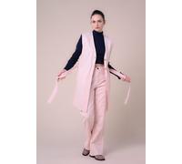 Sleeveless Belted Coat Enorsia Cream 8