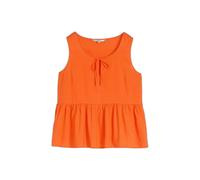 Sleeveless blouse for women Tom Tailor Denim Orange 2XL