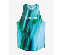 Sleeveless blue-green NNormal Race t-shirt for women. - S