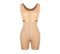 Sleeveless Bodysuit Shapewear For Women Scoop Neck Button Tank Top Body Shaper Thong