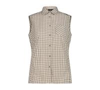 Sleeveless check shirt for women CMP Blanc 2XS