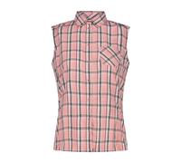 Sleeveless check shirt for women CMP Rose XS