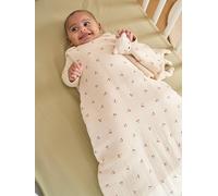 Sleeveless CHERRY sleepbag printed beige