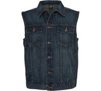 Sleeveless denim jacket large sizes Urban Classics Bleu 4XL