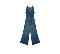 Sleeveless Denim Jumpsuit Women Lee Torrential Bleu S