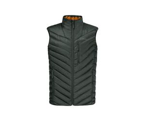 Sleeveless down jacket JACK WOLSKIN PASSAMANI DOWN VEST (Black Olive) Man